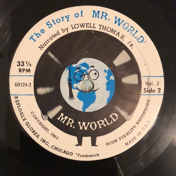 ***Free*** The Story Of Mr. World 7" Double Vinyl Lp Set '62 - Picture 11 of 12